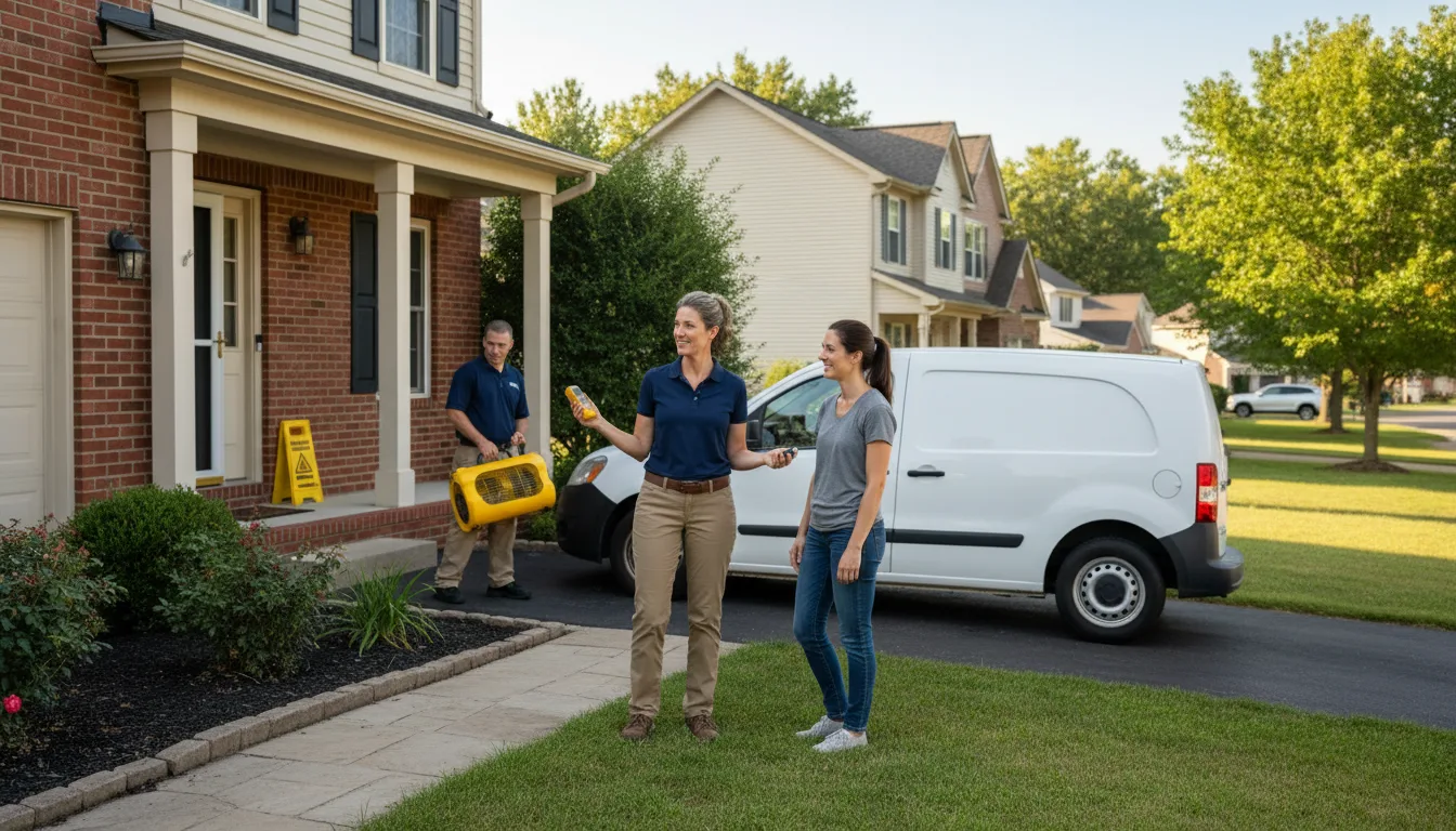 Water restoration image for Water Damage & Restoration Services in Harmony, ME